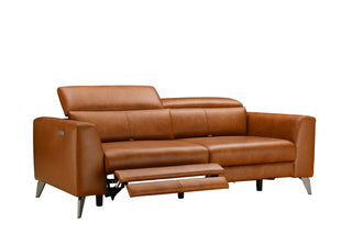 tammy leather sofa with usb power supply