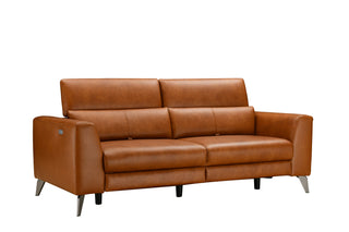 tammy relaxer usb leather sofa