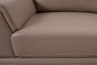 top grain leather sofa toby 3 seater light brown