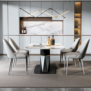 unique 3d dining table side view