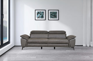 waxed leather annie stationary sofa design