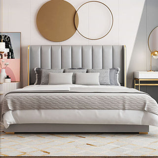 grey queen size bed frame bed room