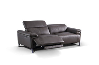 2 seater recliner sofa brown madeline