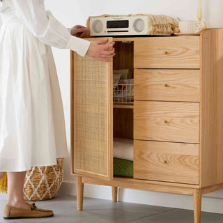Tommaso Rattan Chest Of Drawers