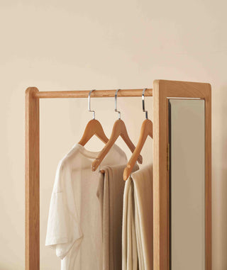 Elio Clothes Rack With Mirror