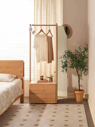 Elio Clothes Rack With Mirror