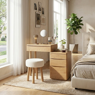 James Wooden Dressing Table With Drawers