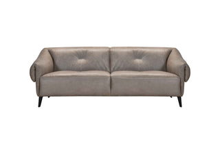 Beige sofa on a white background