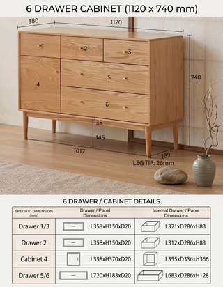 Lugo Low Chest of Drawers