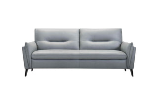 Gray sofa on a white background