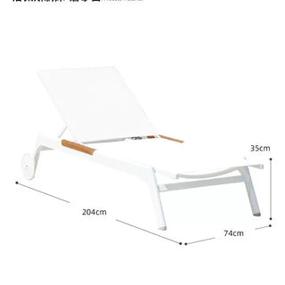 Roma Poolside Chairs With Wheels