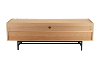 alia modern tv console back view