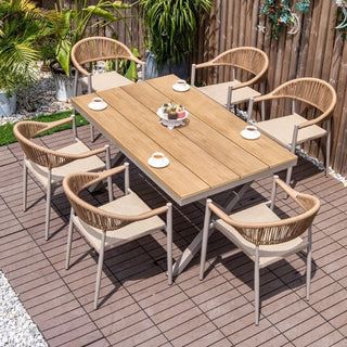 allegro outdoor dining table modern
