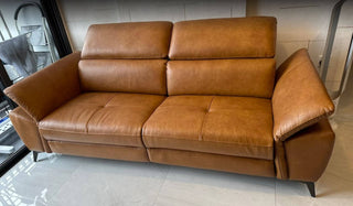 annie electric recliner sofa brown