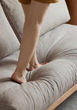 anzio sofa grey color armless