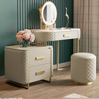 astrid luxury dressing table with stool