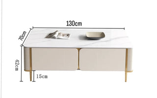 aurora low coffee table dimensions