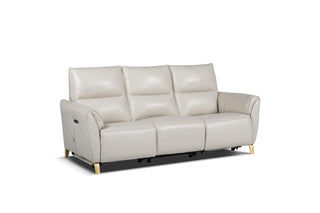 bernice leather sofa with recliner living room furniture