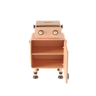 bopo creative storage cube for kids robot design