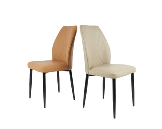 brown dining chair blossom black legs style