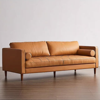 brown fabric sofa luxo