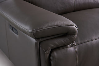 brown leather recliner sofa madeline