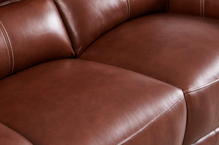 brown sofa kira recliner powered