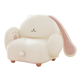 calo plush bunny kids armchair bunny themed