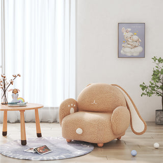 calo plush bunny kids armchair colorful options