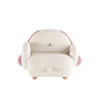 calo plush bunny kids armchair cozy seat