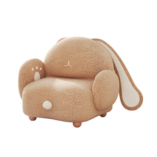 calo plush bunny kids armchair soft and comfortable