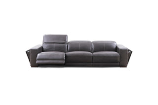 candy black 4 seater sofa modern recliner