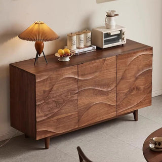 cavin walnut sideboard elegant storage cabinet