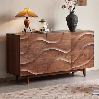 cavin walnut sideboard rustic yet modern design