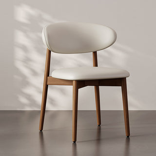 cayla dining chair black seat oak