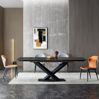 cervo dining table with extendable feature