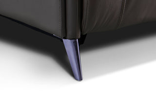 chrome legs recliner sofa madeline