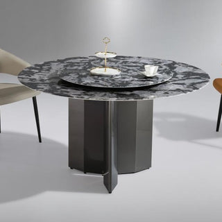 circle dining table ismael modern base