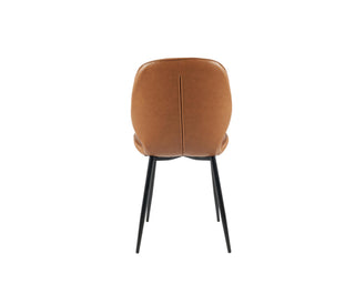 clarke dining chair brown fabric