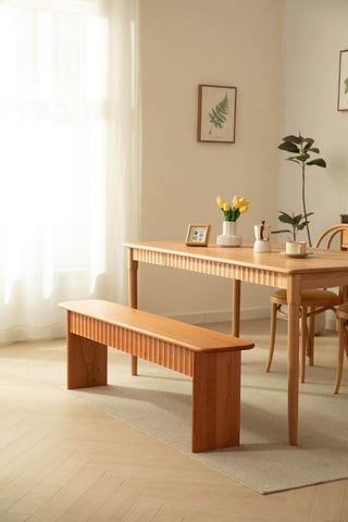 classic santos cherry wood dining table timeless design