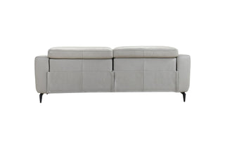 Gray sofa on a white background