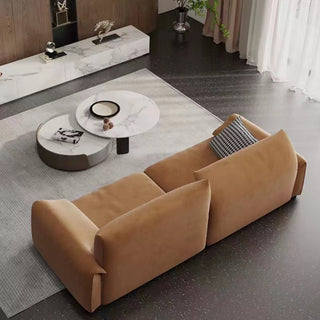 comfortable living room fabric couch luma