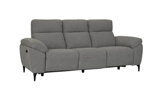 compact fabric electric reclining sofa victor