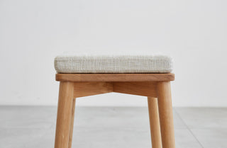 contemporary kris dressing table chair plush cushion