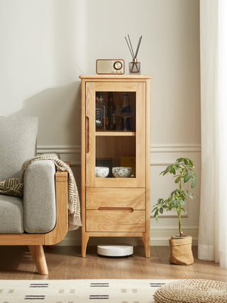 contemporary palma side cabinet living space