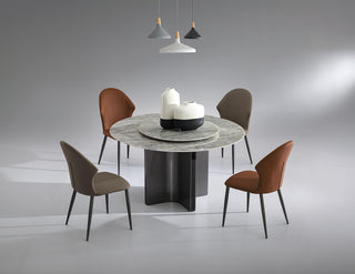 contemporary sintered stone dining table ruby