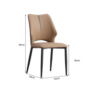 cora dining chair contemporary leather dining chairs