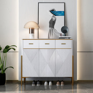 cortez white shoe cabinet