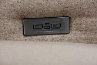 Paxton Fabric Power Recliner Sofa