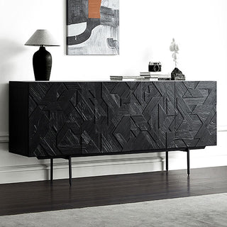 dalu black sideboard minimalist contemporary look